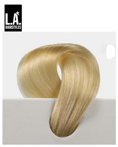 L.A. Hairstyles Echthaarstr&auml;hne 30 cm lichtblond asch int. 23