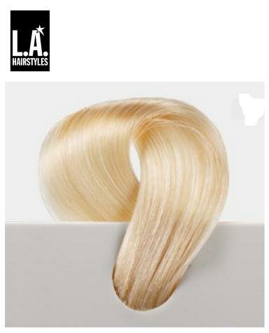L.A. Hairstyles Echthaarstr&auml;hne 30 cm lichtblond li.gold 51