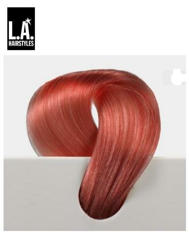 L.A. Hairstyles Echthaarstr&auml;hne 40 cm lichtblond rot 37