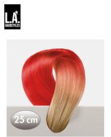 L.A. Hairstyles Bicolor mittelblond/rot, 25 cm