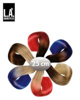 L.A. Hairstyles Bicolor mittelblond/blau, 25 cm