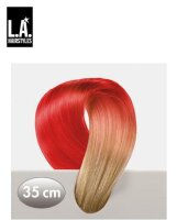 L.A. Hairstyles Bicolor mittelblond/rot, 35 cm