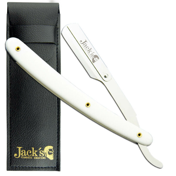 Jacks Classic Shaving Rasiermesser weiß