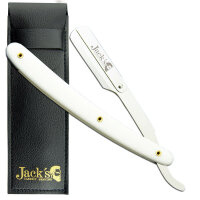 Jacks Classic Shaving Rasiermesser wei&szlig;