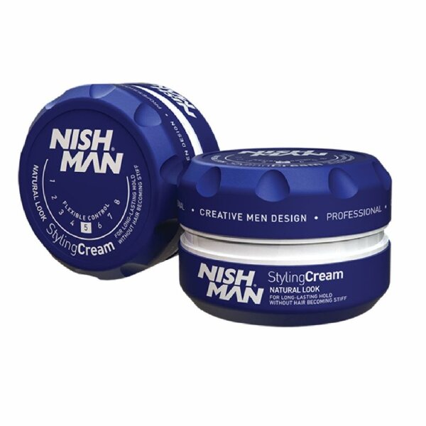 NISHMAN 05 Styling Cream Natural Look - blau 150 ml XL