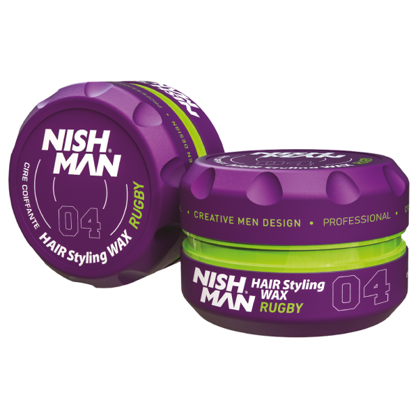 NISHMAN 04 Hair Styling Wax Rugby - violet 150 ml XL
