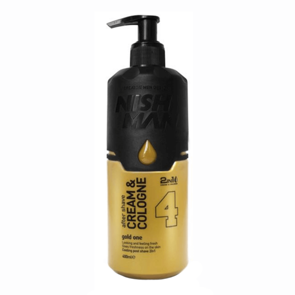 NISHMAN 04 After Shave Cream & Cologne - Gold One 400 ml XL
