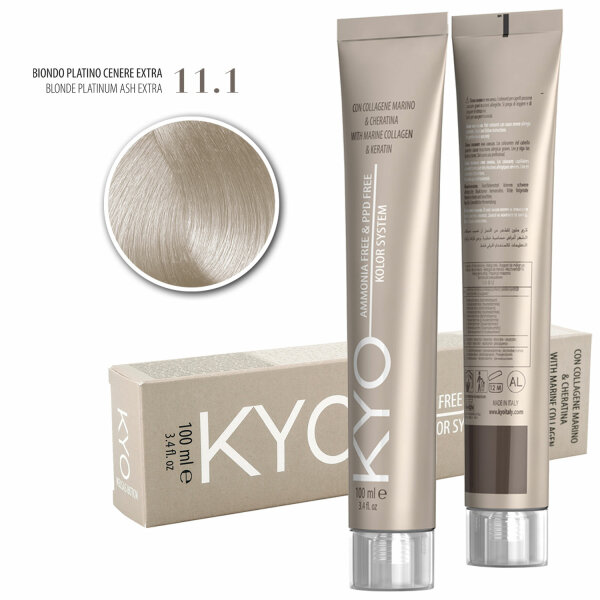 KYO Hair Color 100 ml 11.1 blond platin extra asch