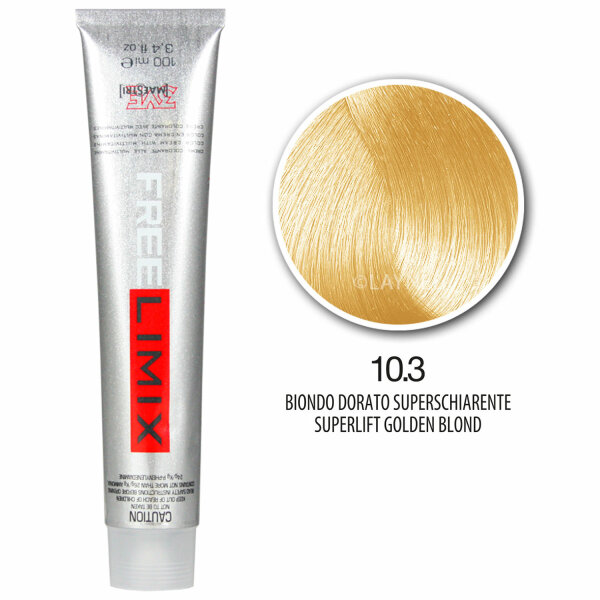 Freelimix Hair Color 100 ml 10.3 gold pla.blond sup.aufhell