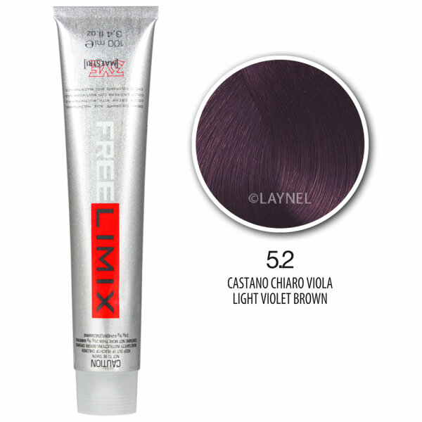 Freelimix Hair Color 100 ml 5.2 hellbraun violett