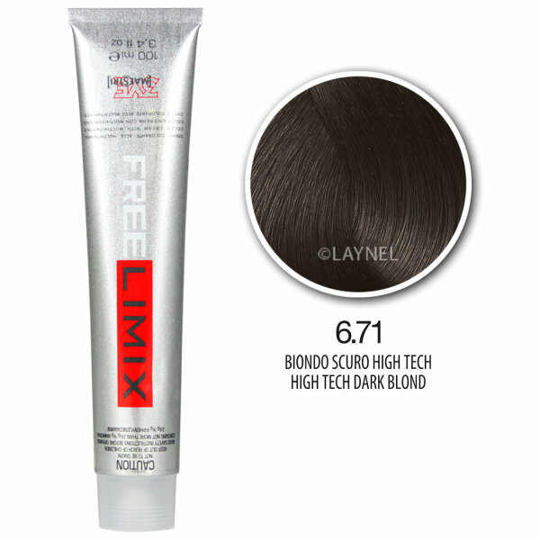 Freelimix Hair Color 100 ml 6.71 high tech dunkelblond