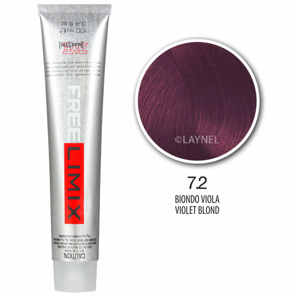Freelimix Hair Color 100 ml 7.2 blond violett