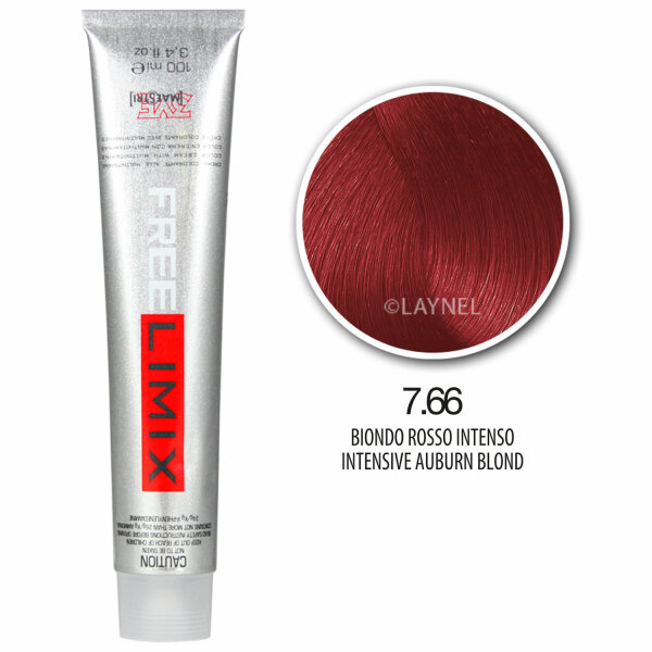Freelimix Hair Color 100 ml 7.66 rotblond satt