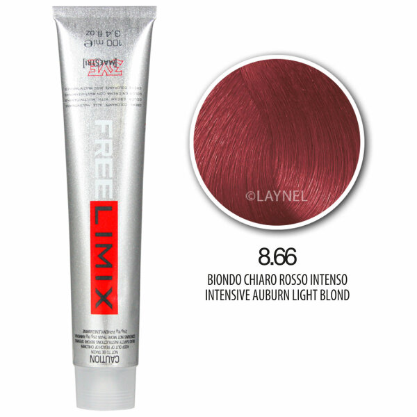 Freelimix Hair Color 100 ml 8.66 rot stark hellblond
