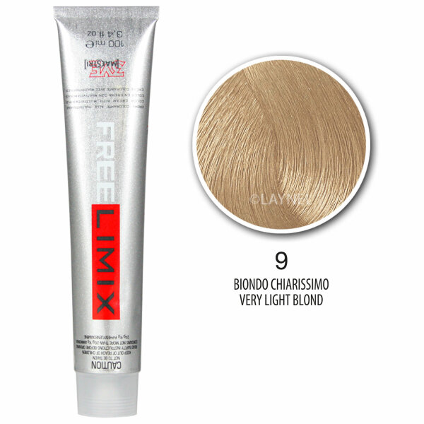 Freelimix Hair Color 100 ml 9 blond extrahell