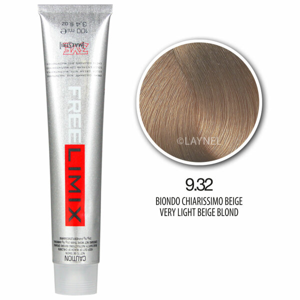 Freelimix Hair Color 100 ml 9.32 beigeblond extrahell