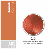 Freelimix Hair Color 100 ml 9.43 sehr hell kupferrot gold bl.
