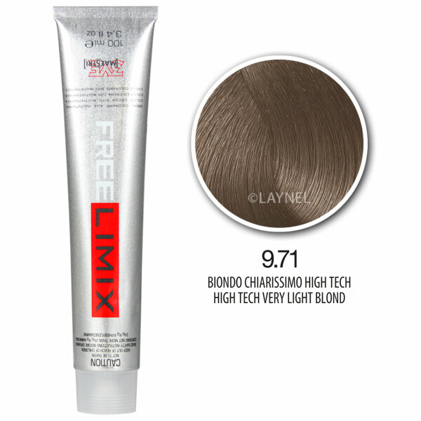 Freelimix Hair Color 100 ml 9.71 high tech blond extrahell