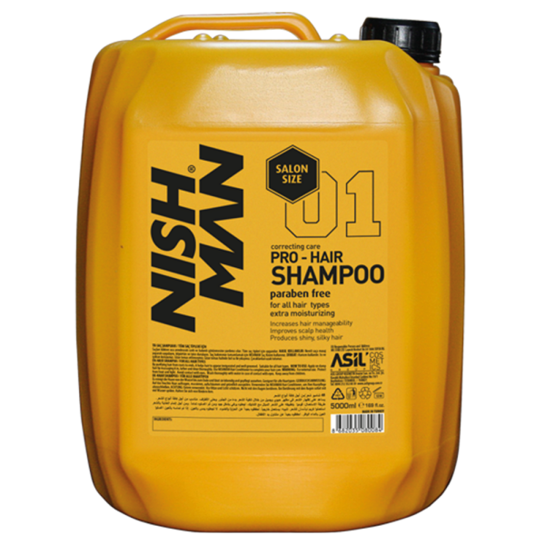 NISHMAN Pro-Hair Shampoo Paraben Free 5000 ml