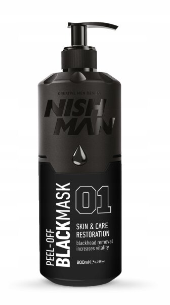 NISHMAN Peel-Off Black Mask 200 ml