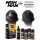 NISHMAN Hair Building Premium Keratin Fiber Schütthaar Set 2 in1 black