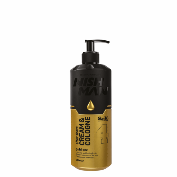 NISHMAN 04 After Shave Cream & Cologne - Gold One 200 ml