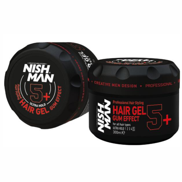 NISHMAN Hair Gel Gum Effect 5+ ultra hold 300 ml