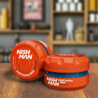 NISHMAN 02 Hair Styling Wax Sport - orange 100 ml