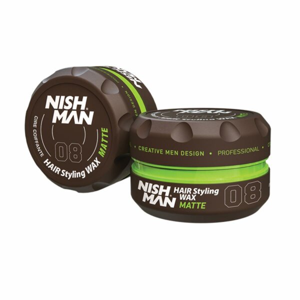 NISHMAN 08 Hair Styling Wax Matte 100 ml