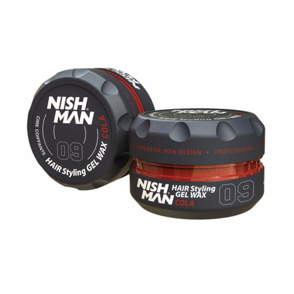 NISHMAN 09 Hair Styling Wax Cola - grau 100 ml