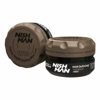 NISHMAN W10 Hair Styling Wax Pomade Amber 100 ml