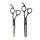 Olivia Garden 2er Set OG Xtreme Matt Black Haarschere 5,75 Zoll + Effi 6,35 Zoll