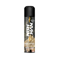 NISHMAN Color Hair Spray - Shine Gold Glitter 150 ml