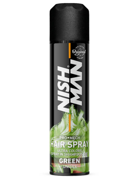 NISHMAN Color Hair Spray - Green 150 ml