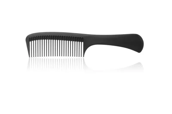 Haarschneidekamm mit Griff schwarz 22cm Xanitalia