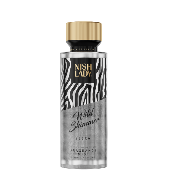 NISHLADY Body Mist Wild Shimmer Zebra 260ml