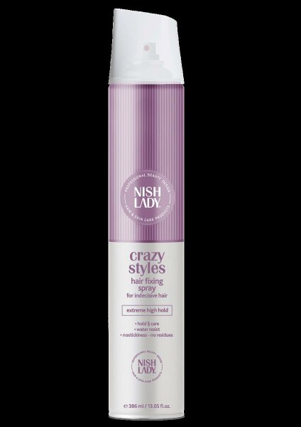 NISHLADY Fixier Spray Crazy Style Hairspray 386ml