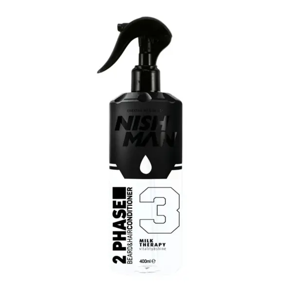 NISHMAN 2 Phasen Beard & Hair Conditioner 03 - MILK THERAPIE, 400ml